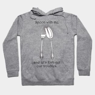 Utensil Amour: Victorian Cutlery Wordplay Hoodie